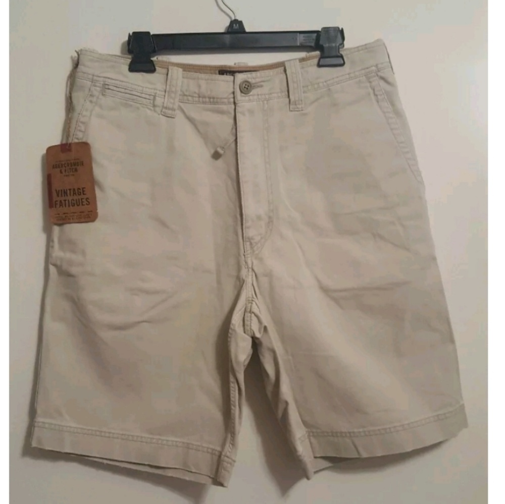 A&F Vintage Fatigues Military Heavy Cargo Shorts